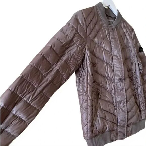 Bernardo Tornado Shiny Purple Packable Down Puffer Sustainable Lightweight S - Picture 4 of 14